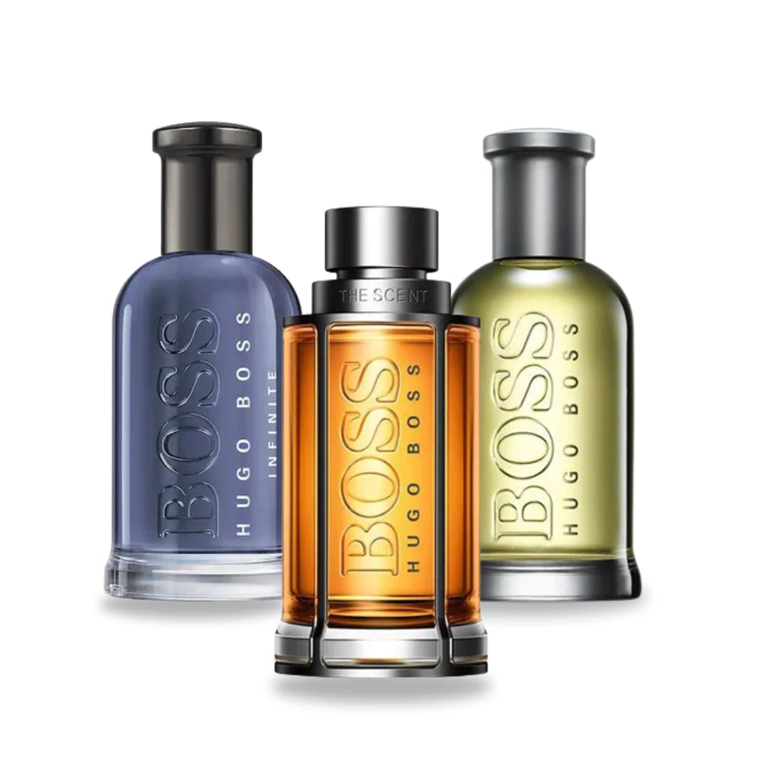 SET MIT 3 PARFÜMS: BOSS The Scent, BOSS Bottled und BOSS Bottled Infinite