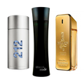 SET MIT 3 PARFÜMS: 212 Men NYC, Paco Rabanne One Million und Armani Code Homme (Eau de Parfum)