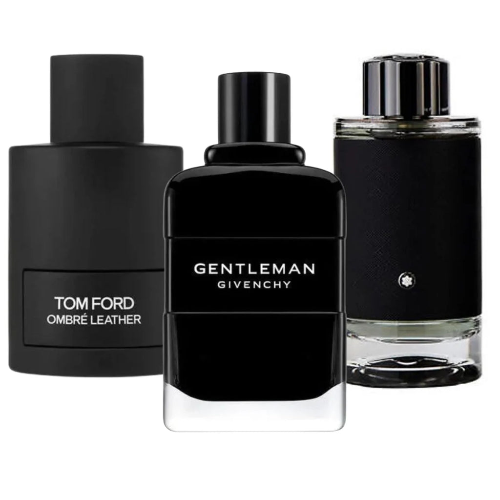 SET MIT 3 PARFÜMS: Tom Ford Ombré Leather, Givenchy Gentleman und Montblanc Explorer (Eau de Parfum)