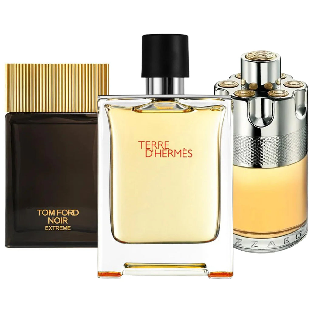 SET MIT 3 PARFÜMS: Terre d’Hermès, Azzaro Wanted und Tom Ford Noir Extreme (Eau de Parfum)